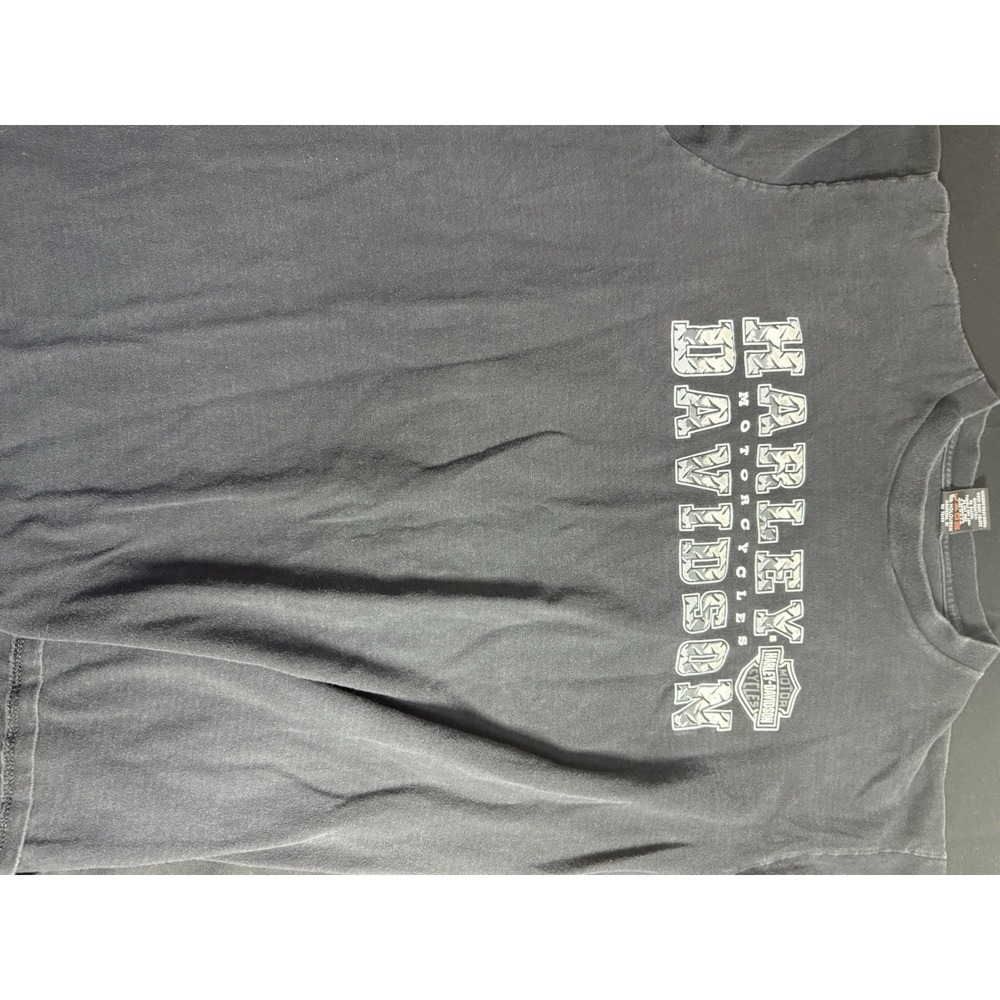 Vintage Y2K Harley-Davidson Nashville TN Black Tee XL Biker